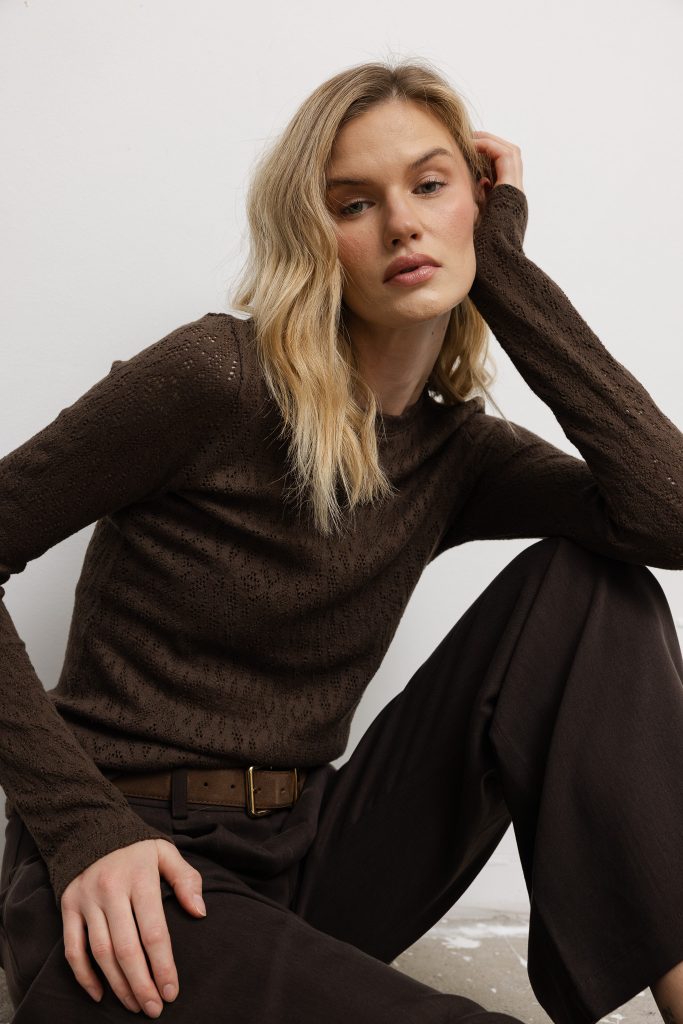 bluzka corrine czekoladowa