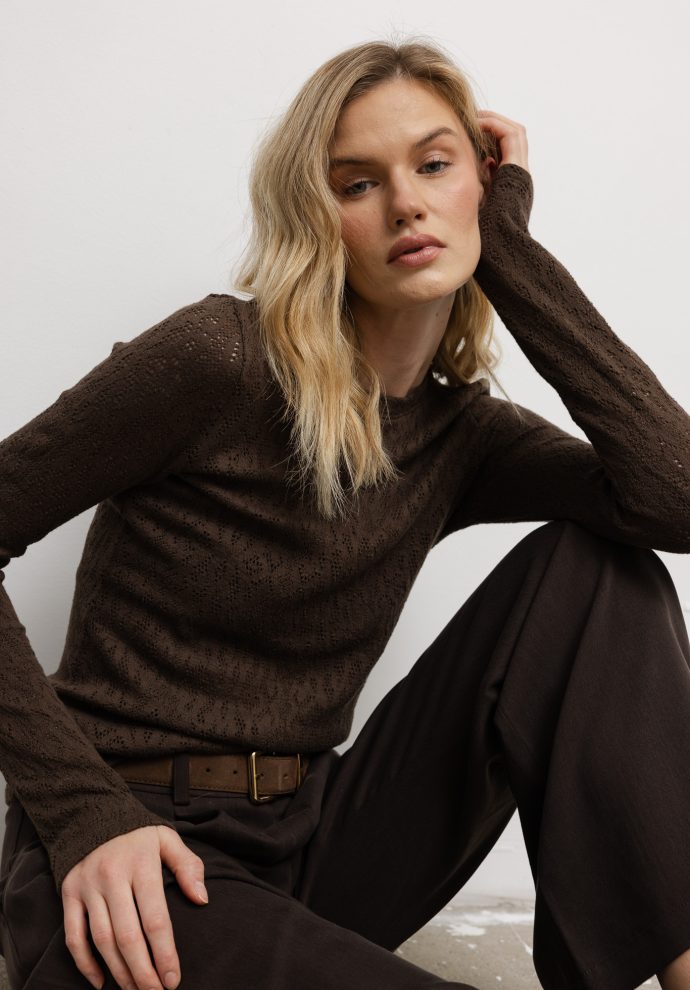 bluzka corrine czekoladowa