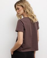 t-shirt lily czekoladowy