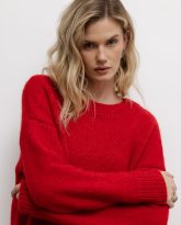 wełniany sweter jessie czerwony
