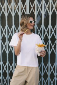 T-SHIRT NAOMI BIAŁY