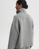 wełniana kurtka ida szara