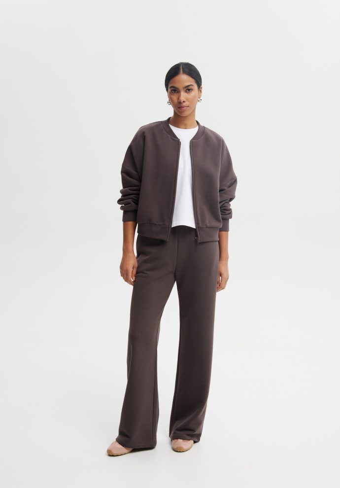 spodnie jess czekoladowe