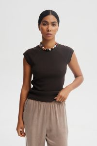 T-SHIRT BENNY CZEKOLADOWY