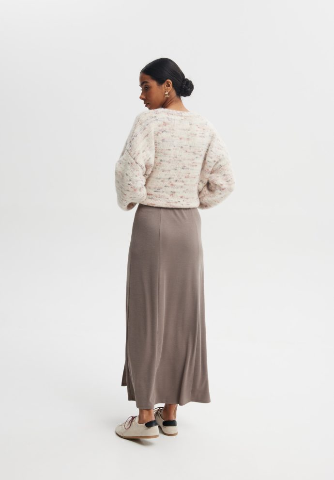 WEŁNIANY SWETER PETRA ECRU