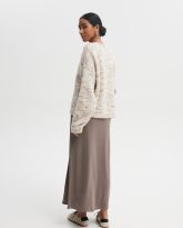 WEŁNIANY SWETER PETRA ECRU