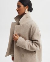 WEŁNIANA KURTKA WILLOW BEŻOWA