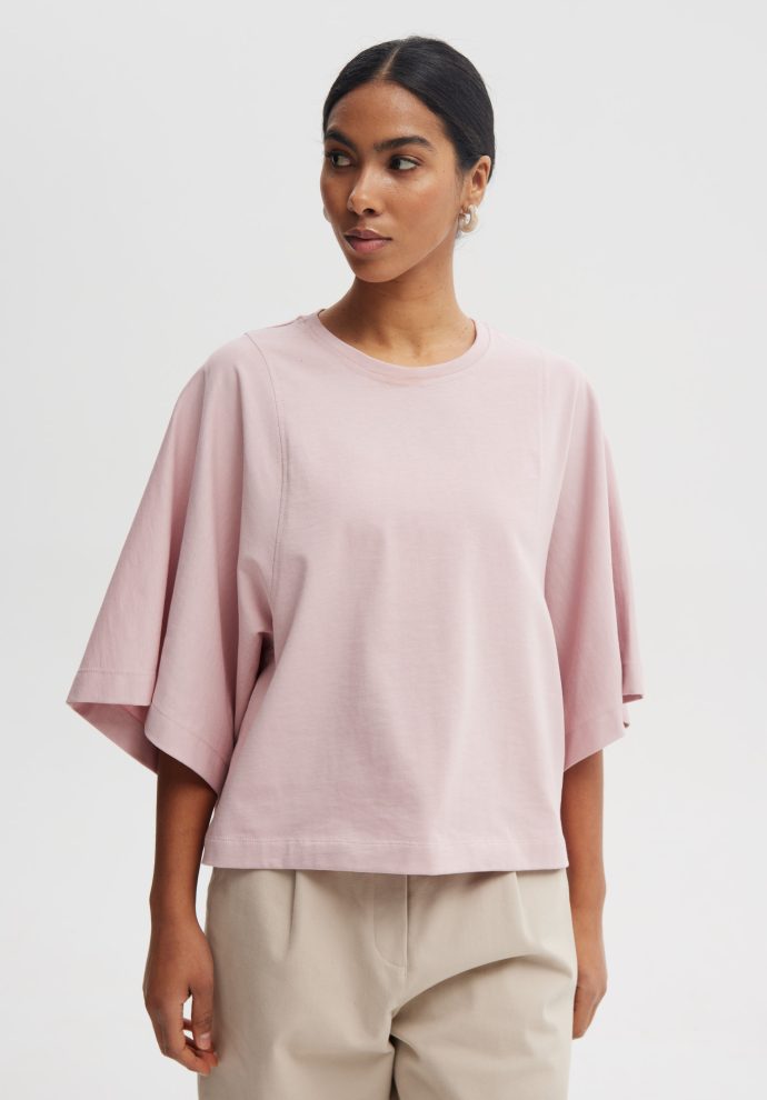 t-shirt luna różowa