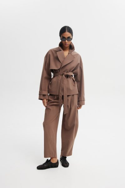 spodnie pablo brązowe