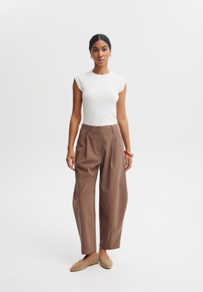 spodnie pablo brązowe