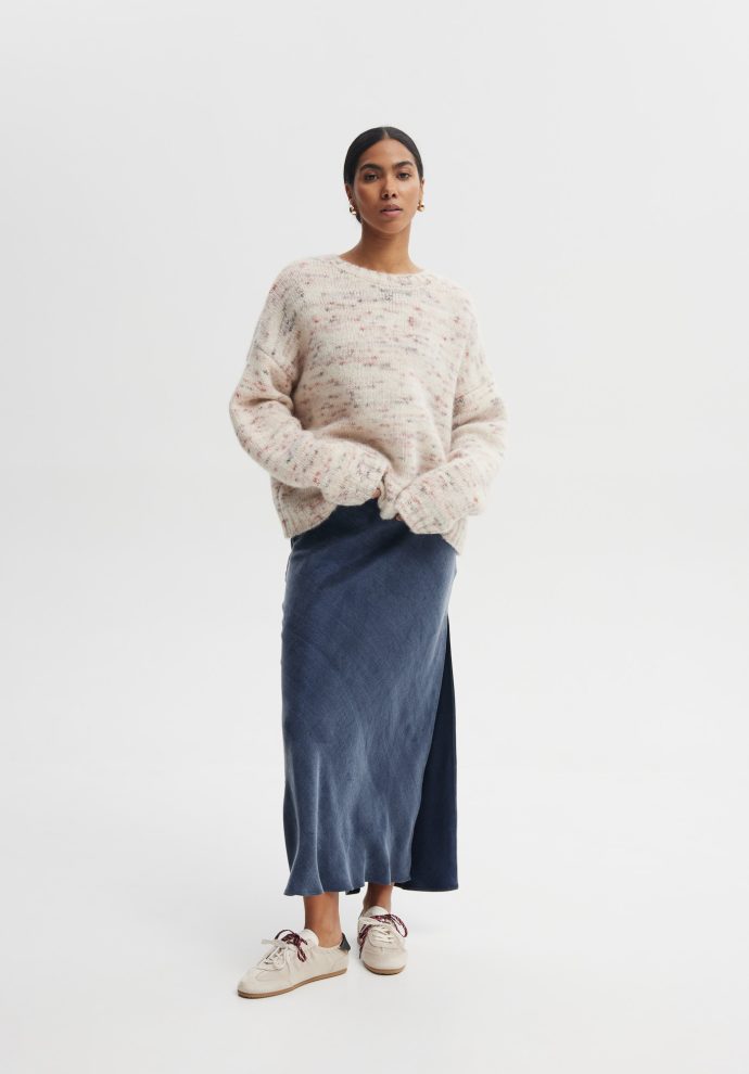 SPÓDNICA JENNY GRANATOWA