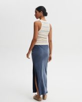 SPÓDNICA JENNY GRANATOWA