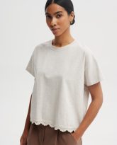 t-shirt noemi melanż piaskowy