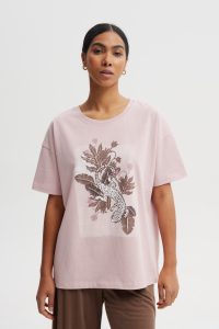 T-SHIRT ERICA “GEKON” RÓŻOWY