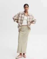 KOSZULA ANA OLIWKOWO- RÓŻOWA