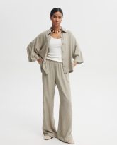 SPODNIE DOLLY MELANŻ OLIWKA