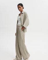 KOSZULA MEL MELANŻ OLIWKA