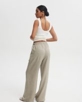 SPODNIE DOLLY MELANŻ OLIWKA