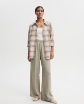 SPODNIE DOLLY MELANŻ OLIWKA