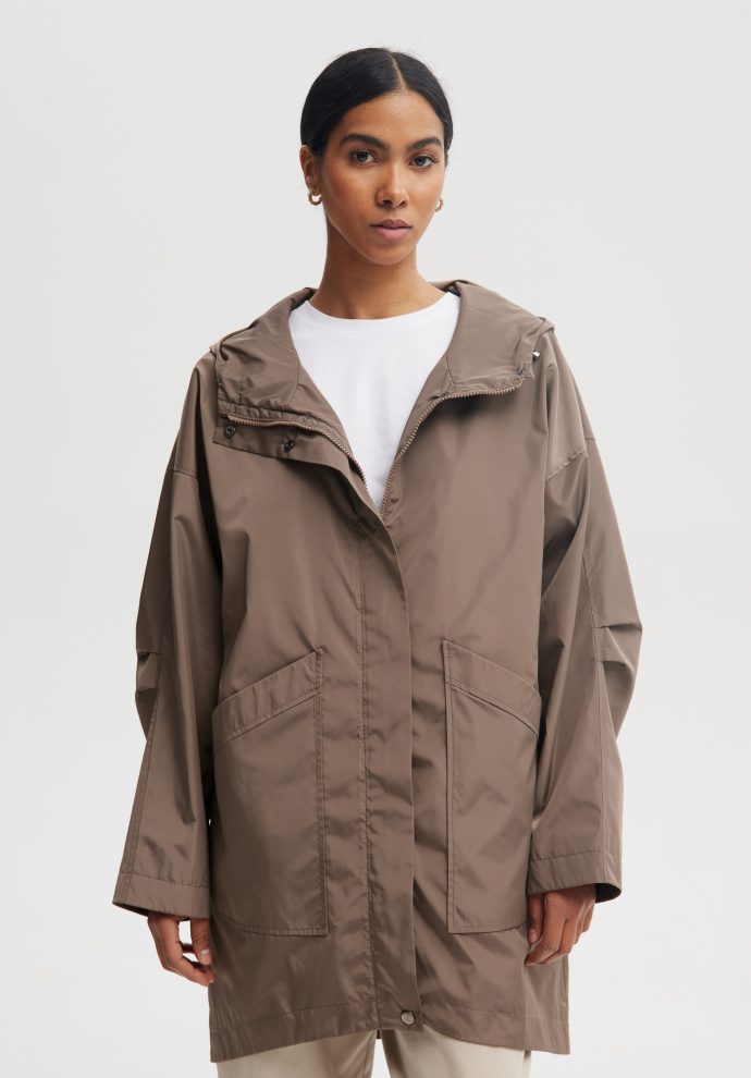 KURTKA PRZECIWDESZCZOWA NIKI KAKAO
