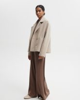 WEŁNIANA KURTKA WILLOW BEŻOWA