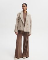 WEŁNIANA KURTKA WILLOW BEŻOWA