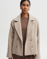 WEŁNIANA KURTKA WILLOW BEŻOWA