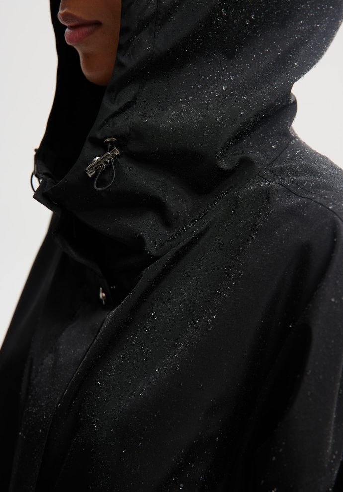 kurtka przeciwdeszczowa niki czarna