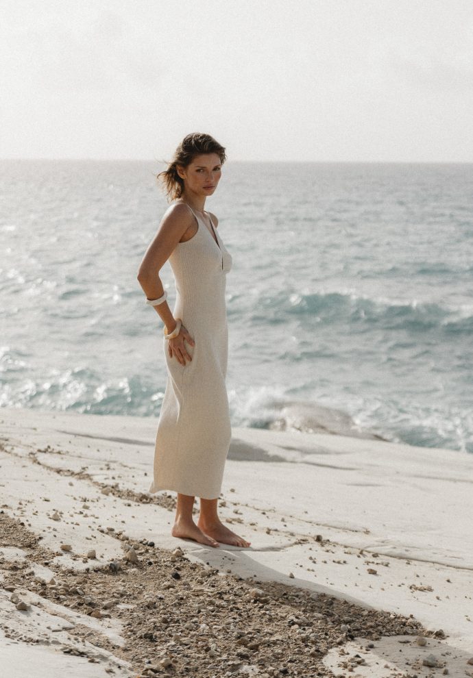 sukienka gwen piaskowa