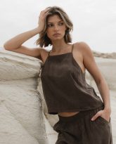 TOP ABBY CZEKOLADOWY