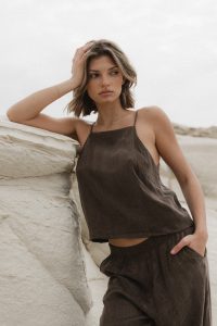 TOP ABBY CZEKOLADOWY