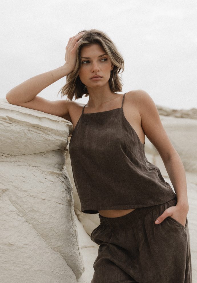 TOP ABBY CZEKOLADOWY