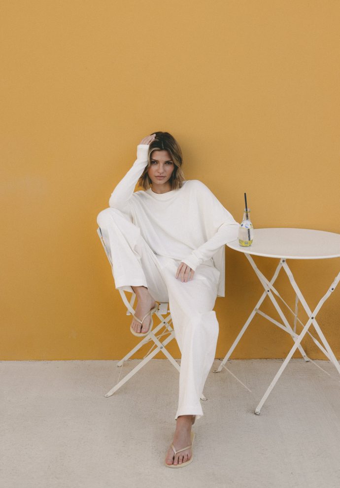 SPODNIE BARREL PABLO BIAŁE