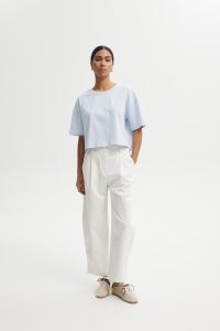 SPODNIE BARREL PABLO BIAŁE