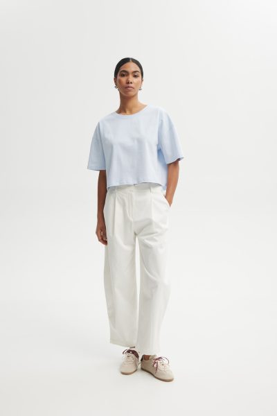 SPODNIE BARREL PABLO BIAŁE