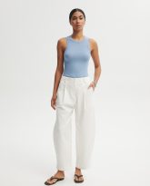 SPODNIE BARREL PABLO BIAŁE