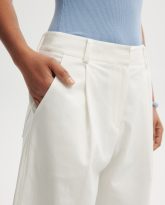 SPODNIE BARREL PABLO BIAŁE