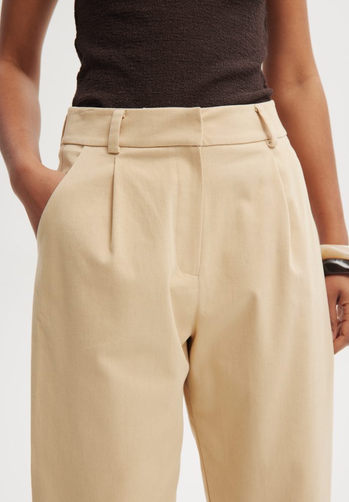 spodnie marina masełkowe