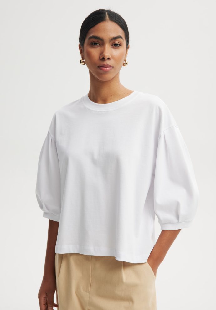 T-SHIRT DAISY BIAŁY