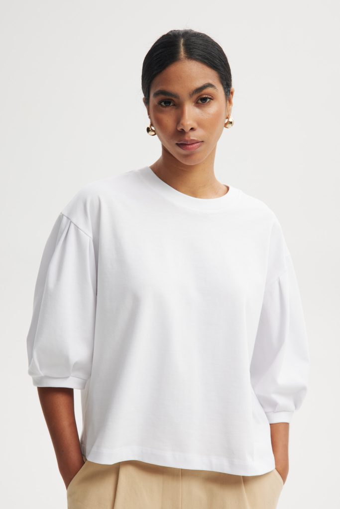 T-SHIRT DAISY BIAŁY
