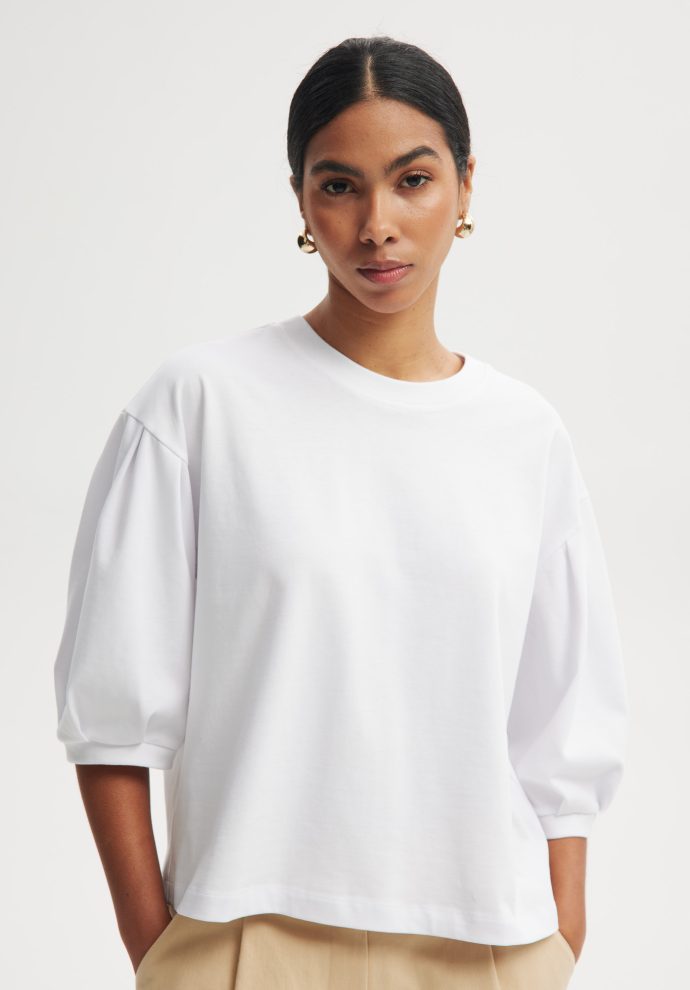 T-SHIRT DAISY BIAŁY