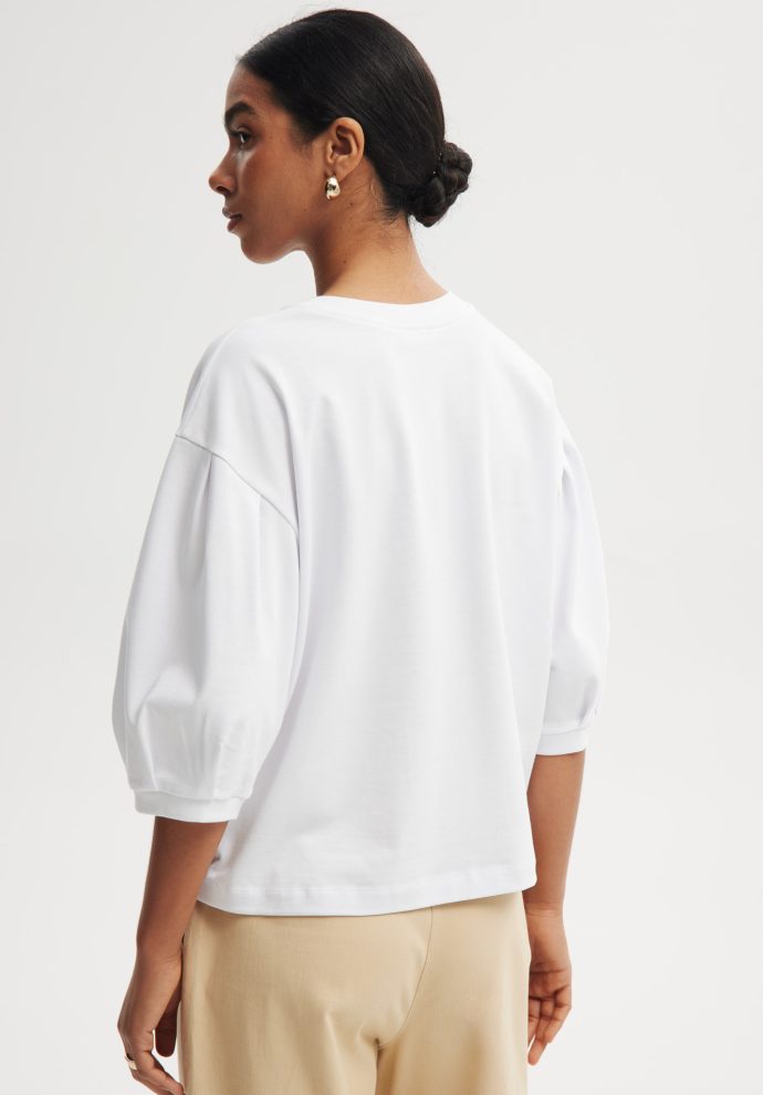 T-SHIRT DAISY BIAŁY