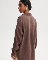 KOSZULA GRACJA CZEKOLADOWA