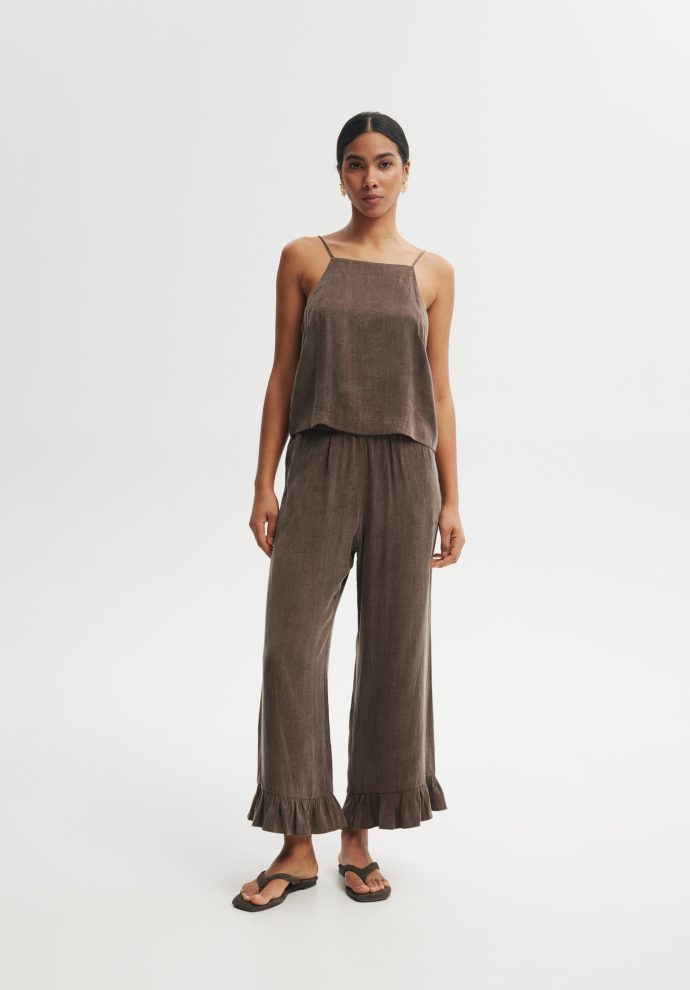 SPODNIE PENELOPE CZEKOLADOWE