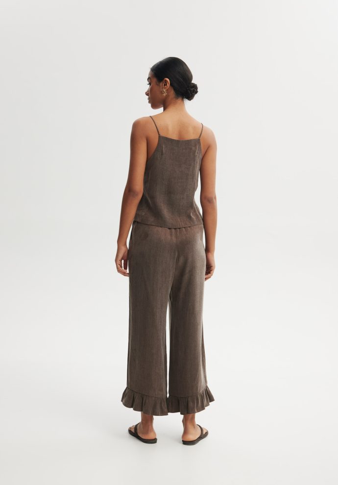 SPODNIE PENELOPE CZEKOLADOWE