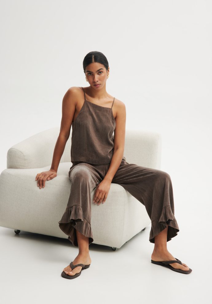 SPODNIE PENELOPE CZEKOLADOWE