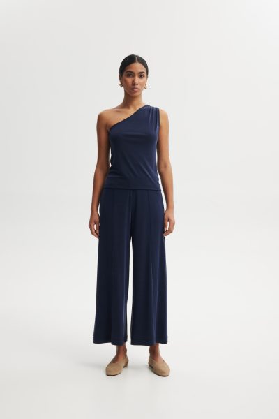 spodnie kate granatowe