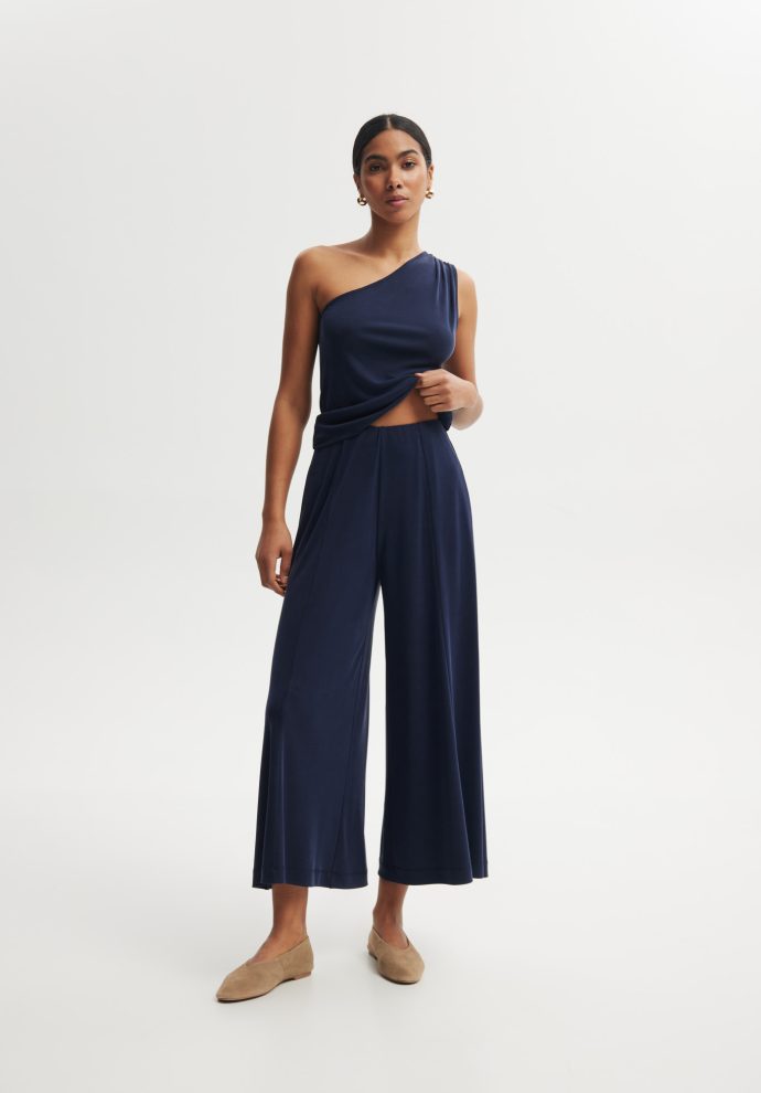 spodnie kate granatowe