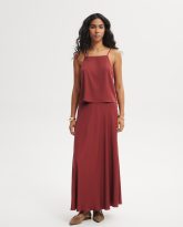 SPÓDNICA MALIBU MARSALA