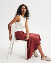 SPÓDNICA MALIBU MARSALA